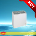 SD-138 138L sorvete deslizante porta de vidro geladeira freezer